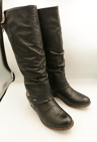 Rieker tex black leather - rieker,