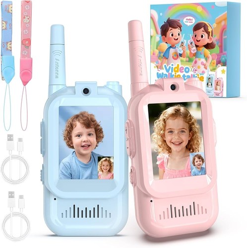 2pack video walkie talkies for - walkie,