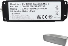 Replacement Battery for BOSE Soundlink Mini 2 088772 088789 088796 Speaker