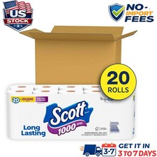 1000 Toilet Paper, 20 Rolls