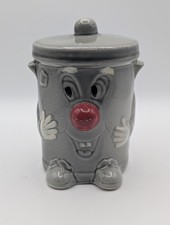 Vintage Dusty Bin Money box 1980’s Original R.Moss Ceramic.