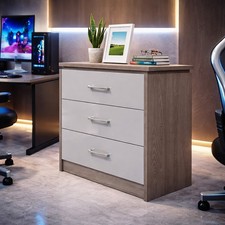 Luxury 3 Drawer Chest – Dark