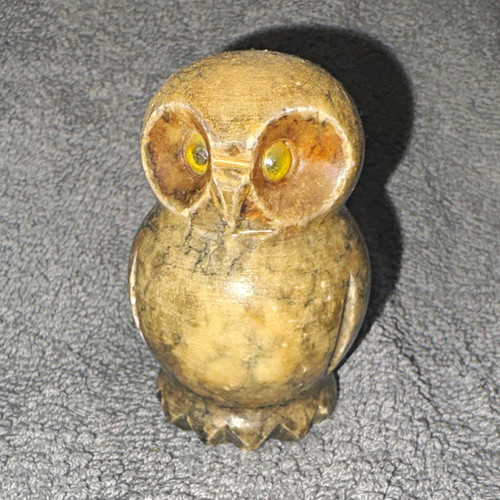 Small owl figurine - small, ornament
