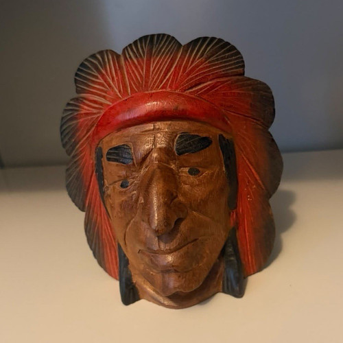 Hand carved wooden - hand-carved, native