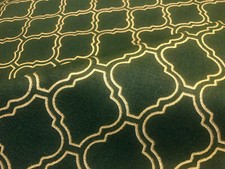 SALE - Dark Green & Gold