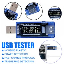 LCD USB Detector Tester Voltmeter Current Meter Ammeter Power Capacity Voltage