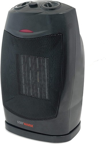 Electric fan heater with - heater,