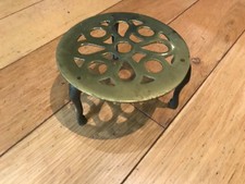 Vintage Brass Trivet Pot Stand