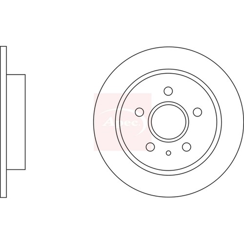 Brake discs solid rear - discs,