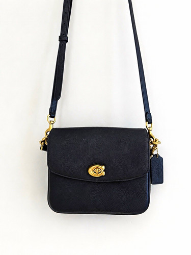 Coach black pebbled leather - coach,