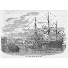 HMS CANOPUS off Lisbon -