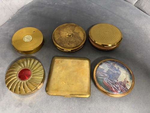 Vintage compact powder cases - vintage,