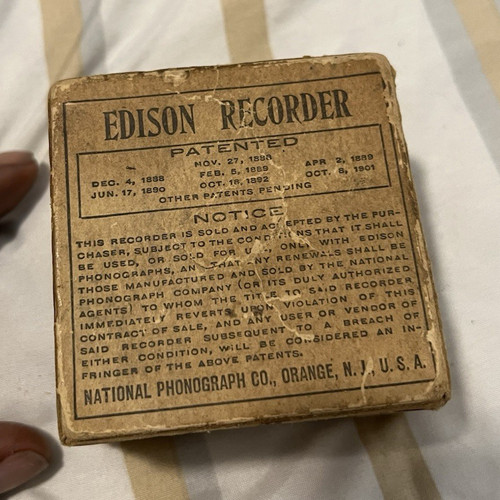 Edison recorder accessory - recorder,