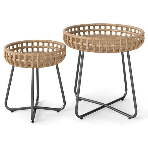 Outdoor round side - side, set