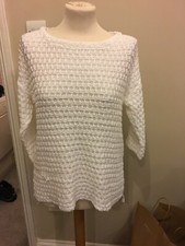 White Zara Knitwear Summer