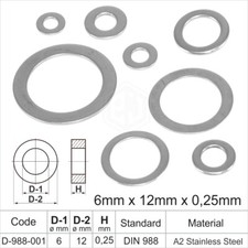 A2 Stainless Steel Shim