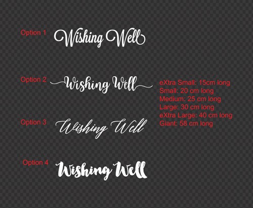 Wishing well wedding - well",