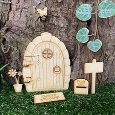 MDF Wooden Fairy Door KIT
