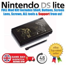 Pokemon CustomDialog/Palkia Housing Shell FULL MOD KIT for Nintendo DS Lite NDSL