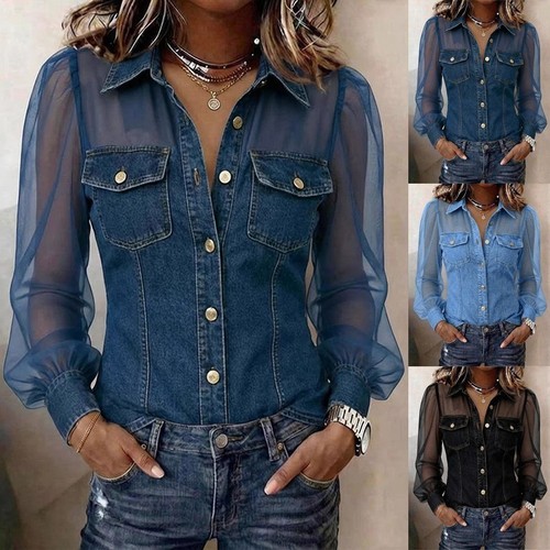 Ladies casual see through - ladies,