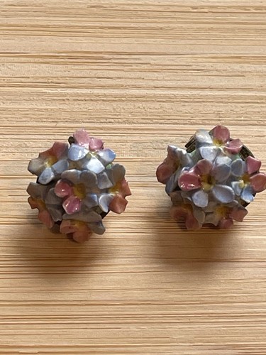 Vintage bone china - vintage, earrings