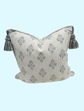Susie Watson Designs Fabric Statement 20” Cushion, Complete With Feather Inner.