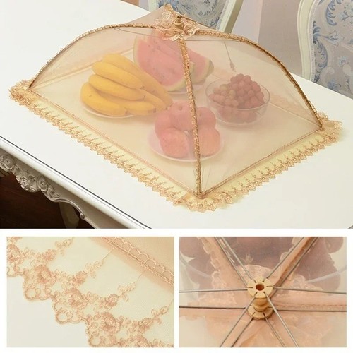 Food cover large collapsible - food,