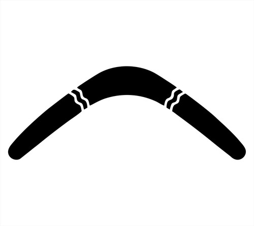 Boomerang vinyl decal sticker - vinyl,