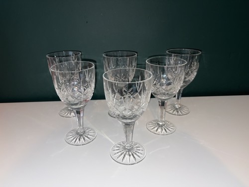 Vintage crystal wine glasses - crystal,