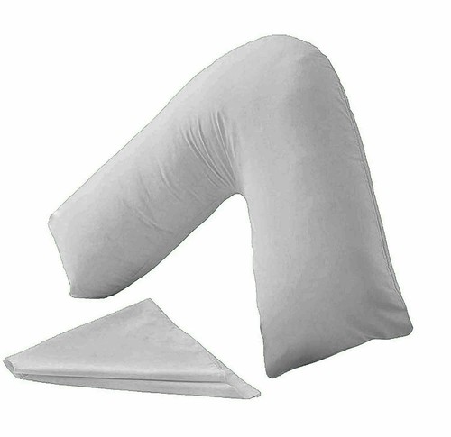 Shape white bolster - v,