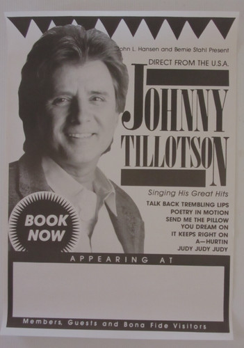Johnny tillotson original tour - johnny,