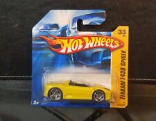 Hot Wheels 1/64 _2006 New models _ Ferrari F430 Spider _ Yellow _ MOC Short Card