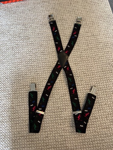 Vintage black ski print - vintage,