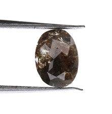 0.57cts Brown Color Oval