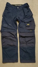 SNICKERS WORKWEAR 3214 Canvas trousers Size 88 (31W 30L) cordura ((NO holster))