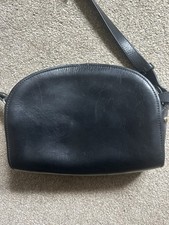APC Black Half Moon Leather Bag