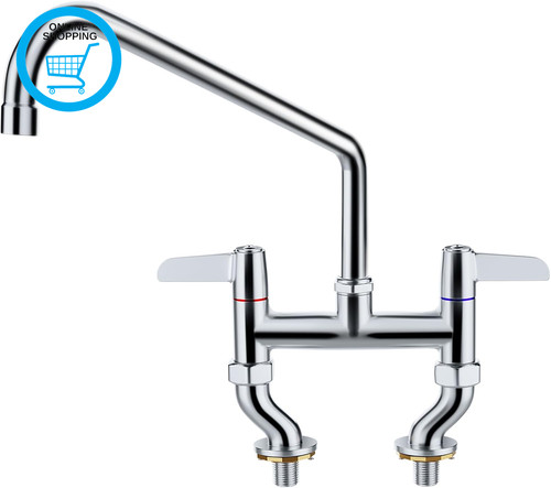 Commercial tap deck mount - commercial, mount,4-8"