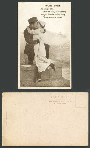 Ww1 soldier kissing girl - ww1,