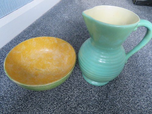 Vintage govancroft green jug - vintage,