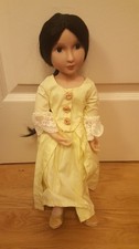 a girl for all time lydia georgian girl jointed 16" doll daughters of history