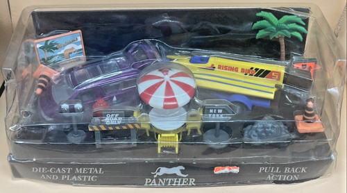 Diecast car speedboat trailer - diecast,