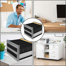 30 Pack Suspension Files A4 Black Filing Cabinet Dividers Hevy Duty Hanging F...