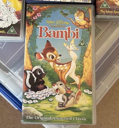 Bambi vhs video - video, walt