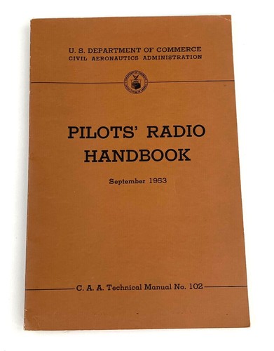 Vtg 1953 pilots radio - vtg,