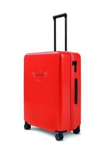MINI Genuine Trolley Spinner Wing Logo Debossed Hard Case Rebel Red Luggage
