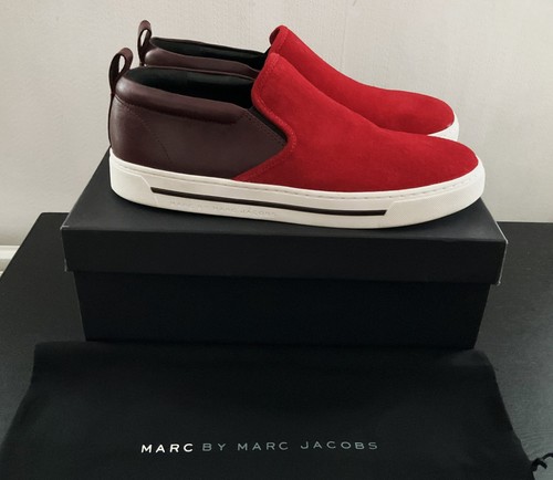 Marc jacobs red burgundy suede - jacobs,