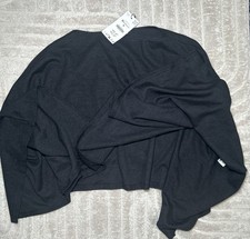 Zara Dark Grey Cape Size M New