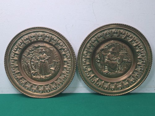Pair vintage brass - 12",