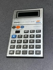 1980s vintage CASIO MG-880 music & Invader game calculator Rare ( Read )