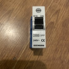 Wylex B 16, 16 Amp Plug In MCB